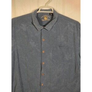 Eagle Dry Goods Signature Series 100% Silk Hawaiian Shirt Men's Size Large